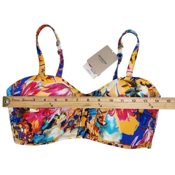 Amoena Womens Floral Underwire Bikini Top With Adjustable Straps - Size 18 US/CA - Picture 5 of 11